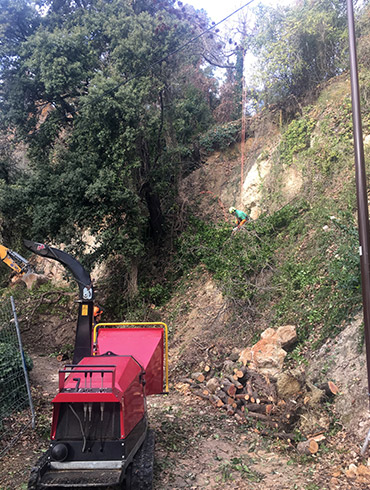 Mise en sécurité talus Grasse 06130